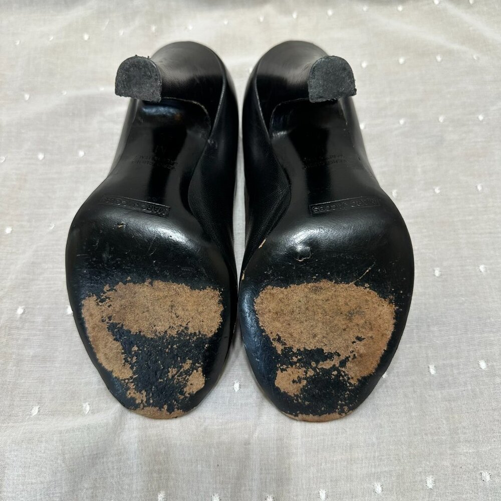 Marc Jacobs Black Open Toe 4" Pump - Picture 5 of 5